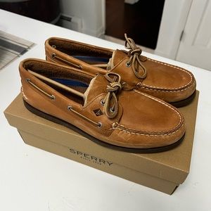 Sperry Men’s Authentic Original 2-Eye Boat Shoe, Sahara, 10.5 M US